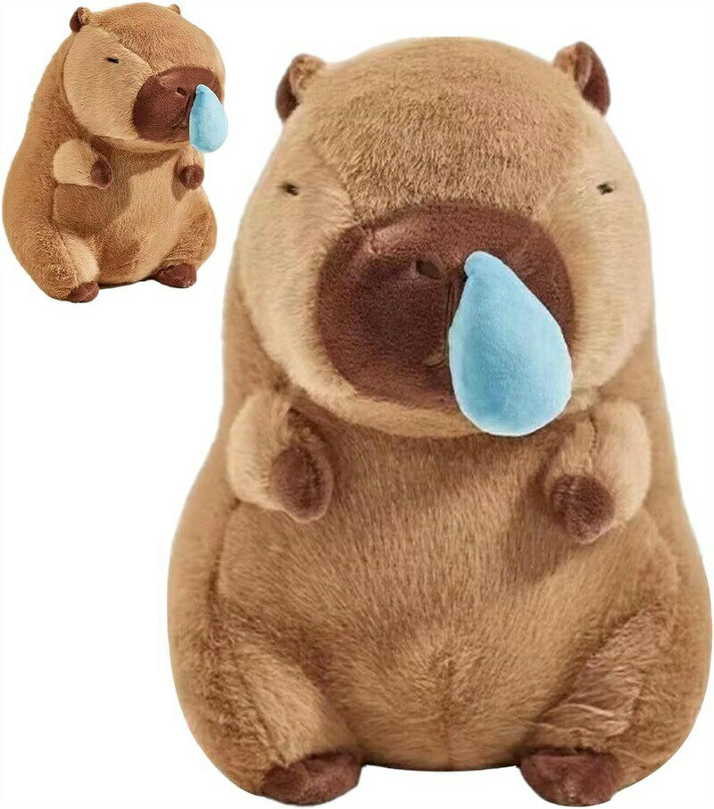 ぬいぐるみ カピバラ 鼻水が出る 動物 ぬいぐるみ 抱き枕 クリスマス おもちゃ 動物のぬいぐるみ もちもち カピバラ 抱き枕 かわいい ..