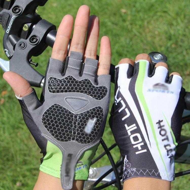 サイクリンググローブ 自転車 手袋 グローブ 指切り 衝撃吸収 滑り止め 通気性 速乾 ストレッチ メンズ..