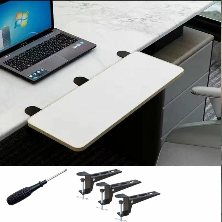 デスク延長テーブル 肘置き台 キーボードトレイ テーブル拡張 キーボードスライダー 疲れ軽減 折りたた..