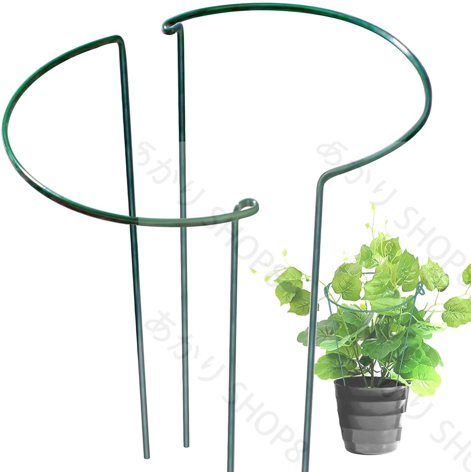 10本セット 植物支柱 半円形 園芸支柱 着脱可能 植物サポート 花ささえ つる性植物 観葉支柱 ガーデニング用支柱 花支え 農業用 園芸用