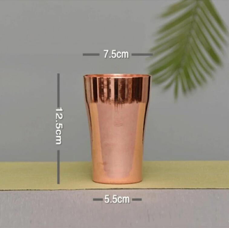マグカップ 銅製 純粋な銅のマグカップ ドリンク ビール 水 アイスコーヒー 飲み物 純銅茶碗 耐熱性 銅..
