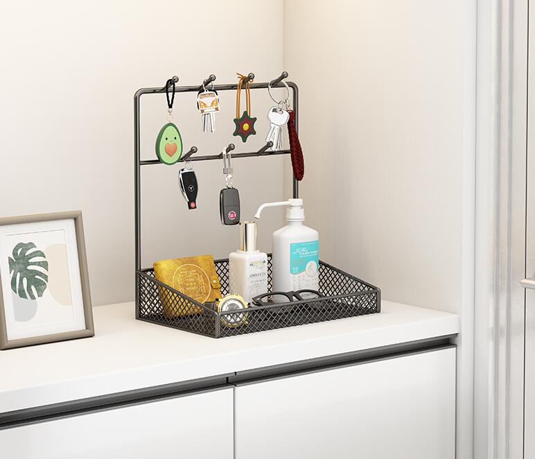 キーホルダー 玄関 キーフックスタンド 玄関収納 ホワイト ブラック 北欧 収納 おしゃれ かわいい 収納..