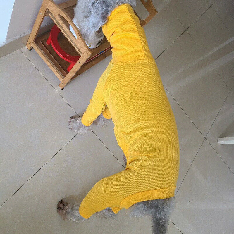 ドッグウェア ロンパース 犬 服 パジャマ 春 秋 冬 防寒 暖かい イタグレ服 ロングスリーブ タートルネック リブ スリムフィット ペット用品 小型犬 カバーオール おしゃれ かわいい 大型犬 中型犬 部屋着 ルームウェア 寝間着 冷え予防 抜け毛対策 お出掛け用 散歩 全4色