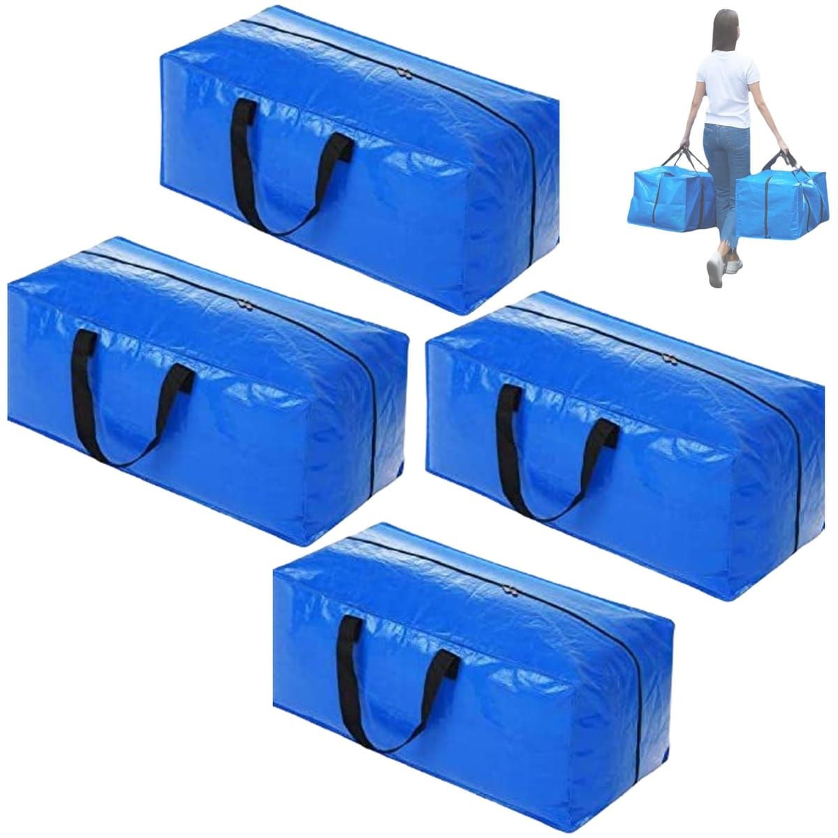 引越しバッグ 屋外 クリスマス 洋服収納 大容量 持ち手付き 大型収納袋 旅行 収納ケース キャンプ 折りたたみ式 耐荷重 個 収納用 手さげ 防水 布団収納バッグ