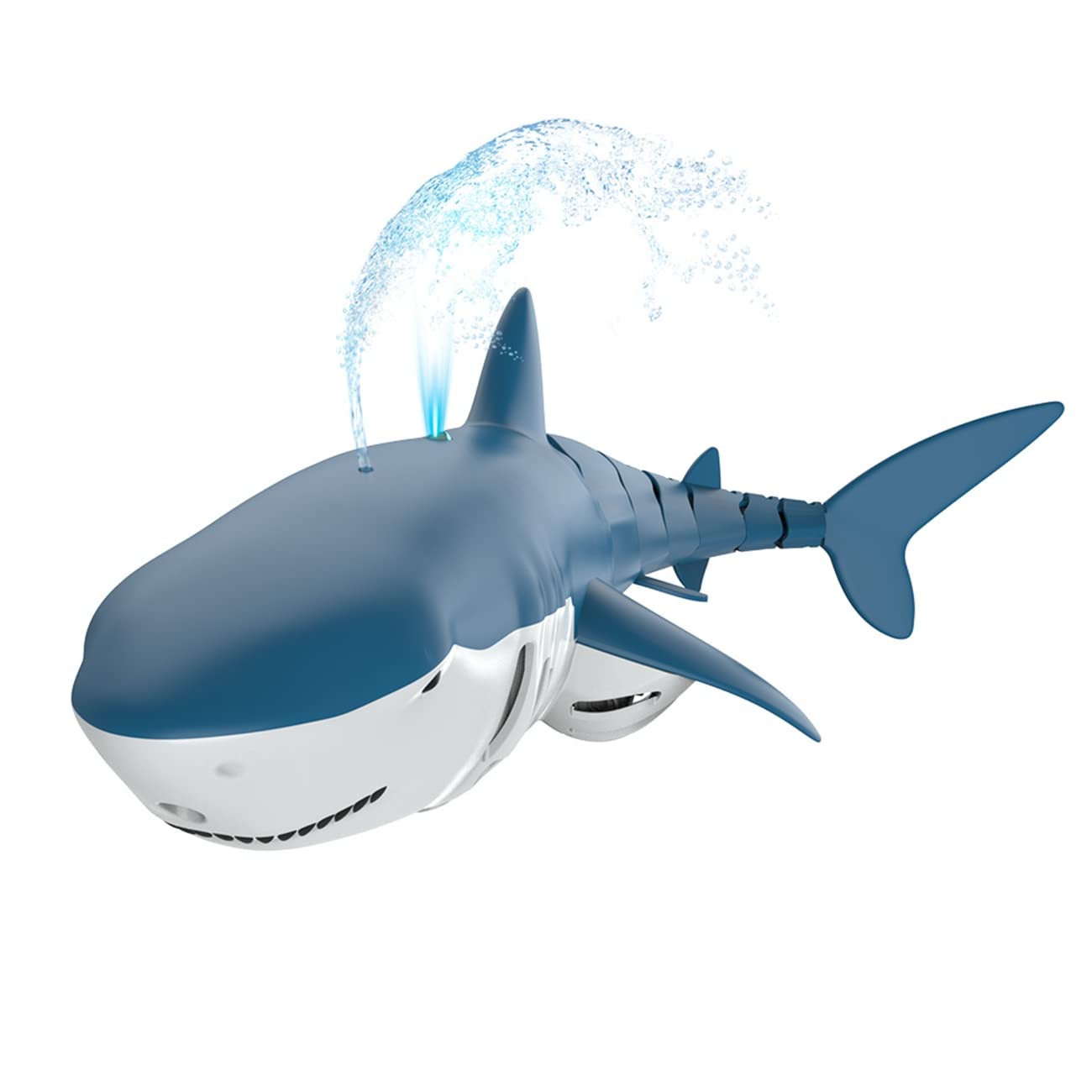 噴水できるロボットサメ サメ ロボット ラジコン RCサメ ボート スピードボートプールのおもちゃ 防水..