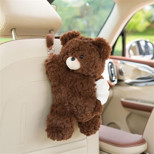 車載ティッシュケース ティッシュケース ティッシュホルダー 車載 サスペンション かわいい 動物の造形..