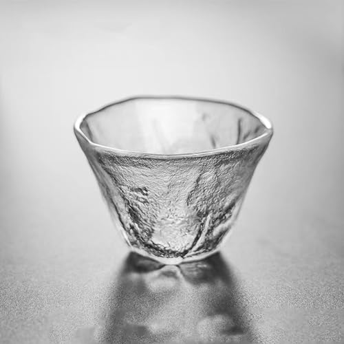 職人手作り 吹きガラス 切子 日本酒グラス 冷酒グラス 60ml お猪口 き盃 酒器 湯呑み 高級品 クリスタ..