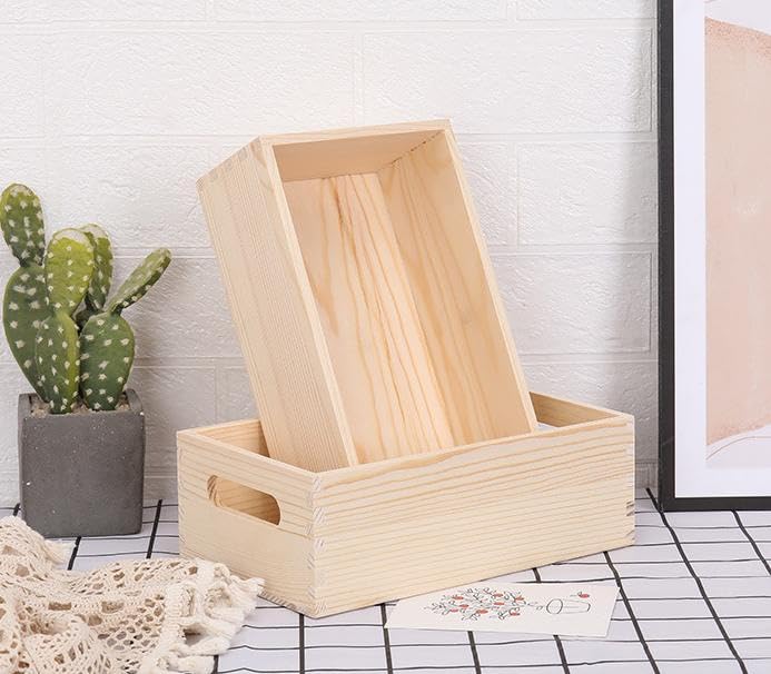 木箱収納 収納ボックス 天然木製 収納ケース おしゃれ 小物収納 ワイン木箱 本箱 キューブ 完成品 ナチ..