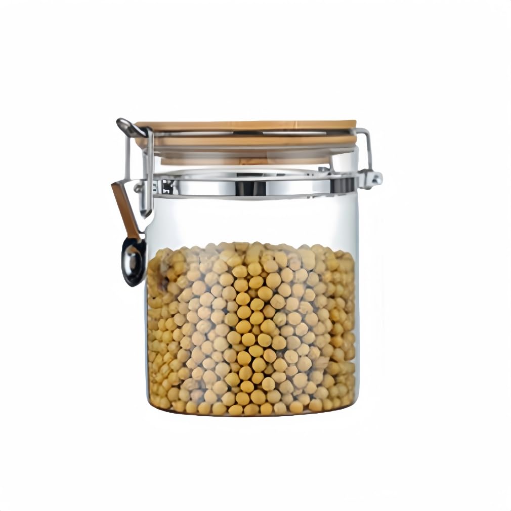 コーヒー豆 保存容器 キャニスター コーヒー ガラスキャニスター ガラス密閉保存瓶 コーヒーまめ豆保存..