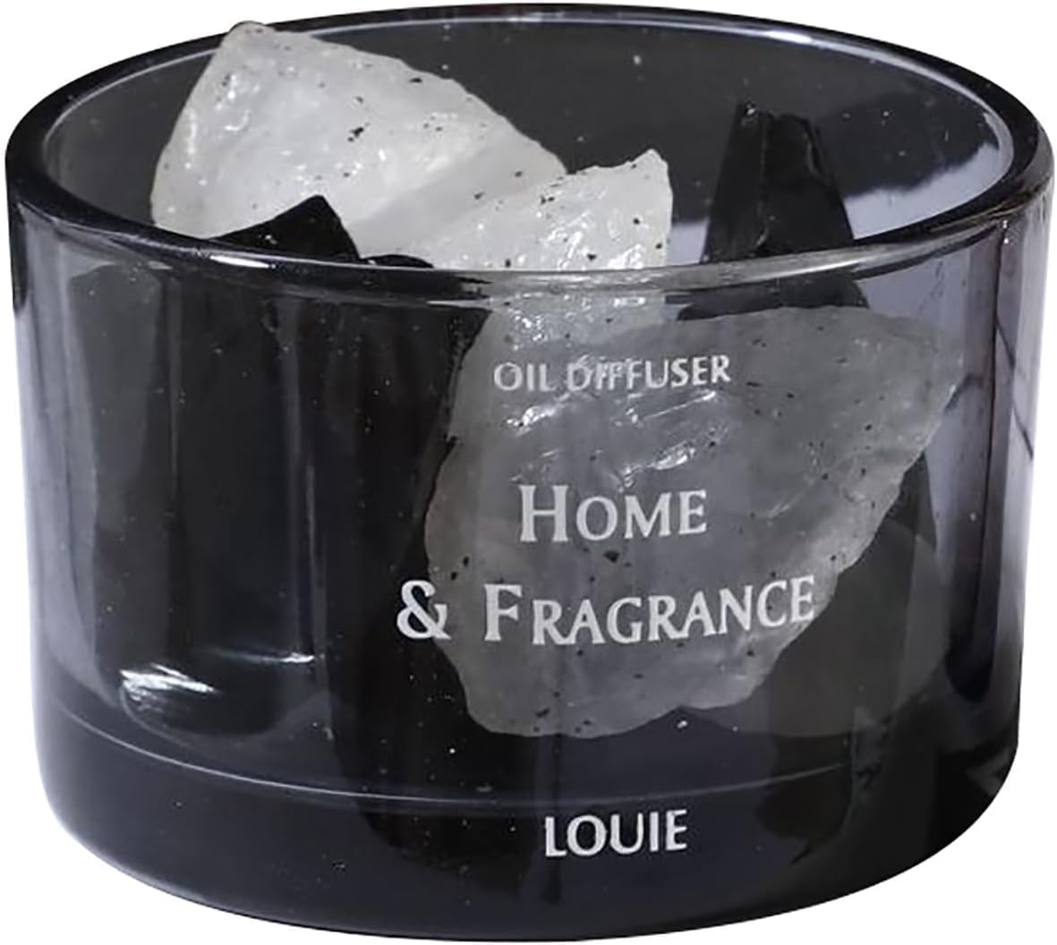 アロマストーン 天然水晶を含むミックスクリスタル アロマオイルを拡散するための 空気浄化機能を備え ..