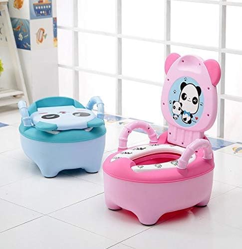 ベビー オマル トイレ 便座 パンダ柄 可愛い ブラシ付き 男女兼用 子供 洋式トイレ ソフトクッション 便器 トレーニング 補助便座 蓋付き 取外し可能 滑り止め 子供用便座男性ベビートイレ女性 1-6 歳漫画ベビートイレ子供小便器引き出しタイプ (ピンク)