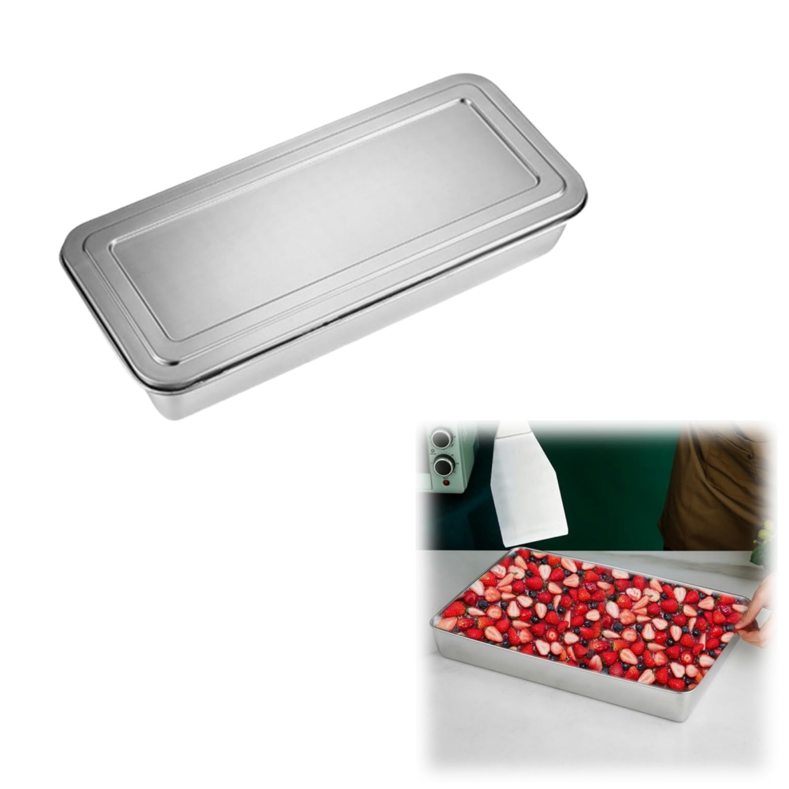 バット 料理 ホーローバット ステンレスバット キッチンバット フタ付き 深型 調理器具 料理 大型 家用..