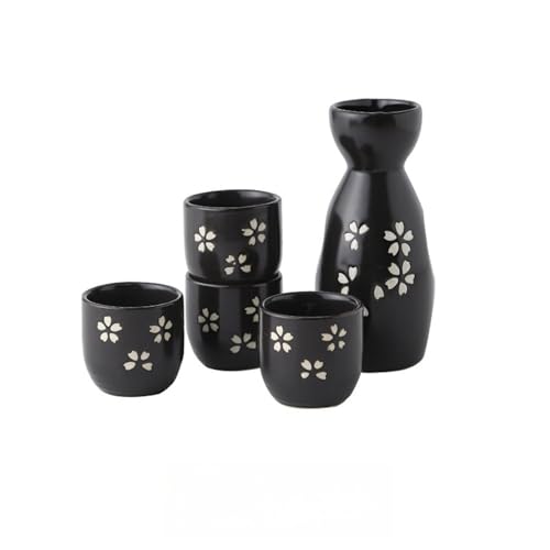 酒器セット 冷酒杯 清酒 ボトル 酒盃 おちょこ 和風 陶器 徳利 熱燗器 温酒 燗瓶 熱燗セット お猪口 セ..