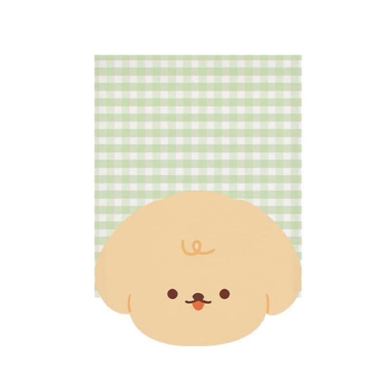 動物漫画のドアカーテン 目隠し のれん 短い おしゃれ ベルクロ 間仕切りカーテン 遮光 暖簾 かわいい 障子 階段 玄関 出入り口 キッチン リビング 飲食店 洗濯可能 (40*60cm,犬)