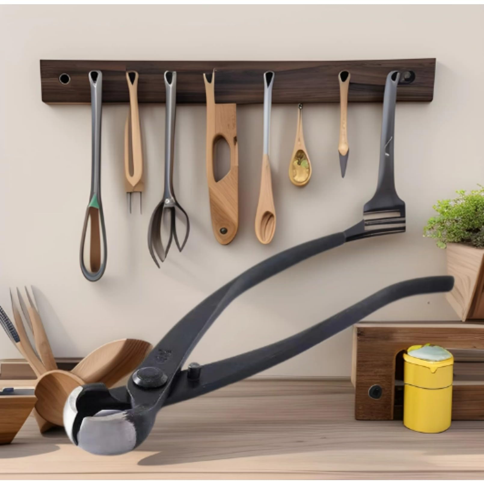 多機能園芸工具盆栽剪定製作鉗子園口園芸ステンレス合金ボールジョイントカッターブラック (B型は290ス..