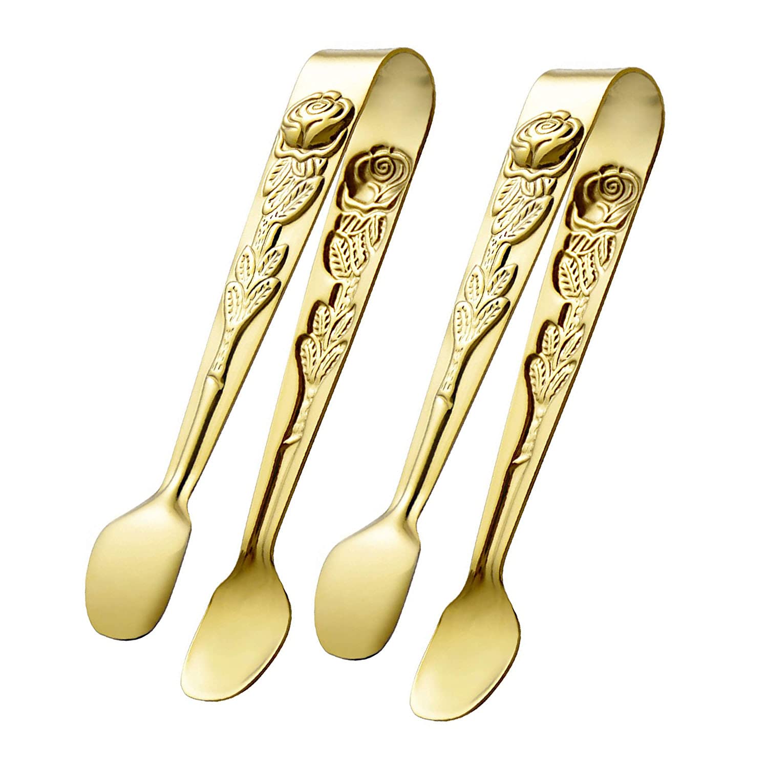 トング バラ 可愛い シュガートング 11cm ケーキトング サラダトング サービング 角砂糖 薬味 焼肉 ス..