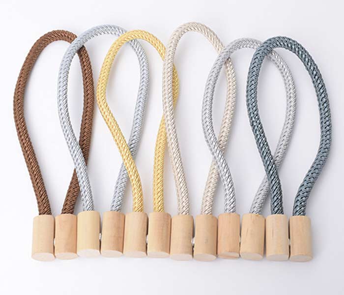 カーテンタッセル マグネット 同色2個セット カーテン ふさかけ カーテン タッセル おしゃれ カーテンホルダー カーテン とめ具 カーテン留め 飾り カーテンアクセサリー ロープタッセル