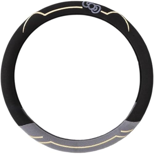 ハンドルカバー 車用、新しいアイスシルクのステアリングホイールカバー、漫画、かわいい、オールシー..