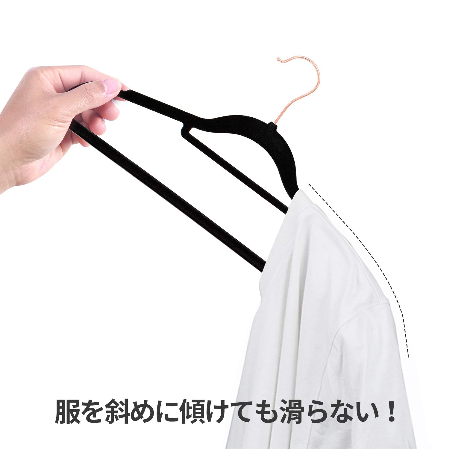 衣類ハンガー ノンスリップハンガー スーツハンガー ネクタイ ズボン パンツ 30本セット 滑らない 型崩れ防止 スリム クローゼット収納 ベルペット製(ライトグリーン)