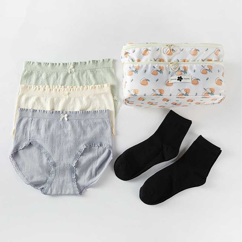 ブラジャー二重下着収納旅行携帯靴下収納袋下着旅行大容量防水整理