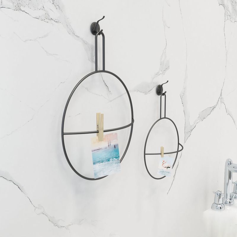 Towel Racks - 送料無料 タオルハンガー タオルラック タオル掛け タオルリング 円形 壁掛け 洗面所 キッチン おしゃれ 北欧風 スタイリッシュ 金属製 シンプル マルチハンガー バス用品 インテリア雑貨 ブラック ゴールドカラー
