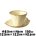 MDCAFE WHミニタタラカップ&WHリーフプレート ベージュ 陶器磁器の食器 おしゃれな業務用和食器 お皿中皿深皿平皿