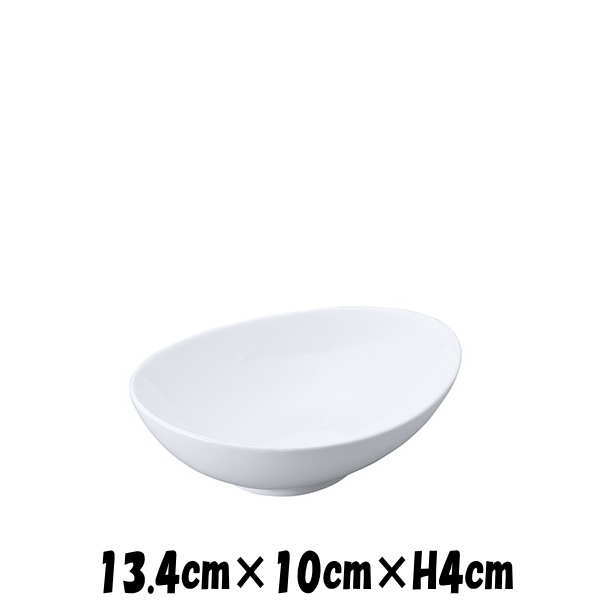 Rakuten - Romeo　13cmエッグボール　白い陶器磁器の食器　おしゃれな業務用洋食器　お皿中皿深皿