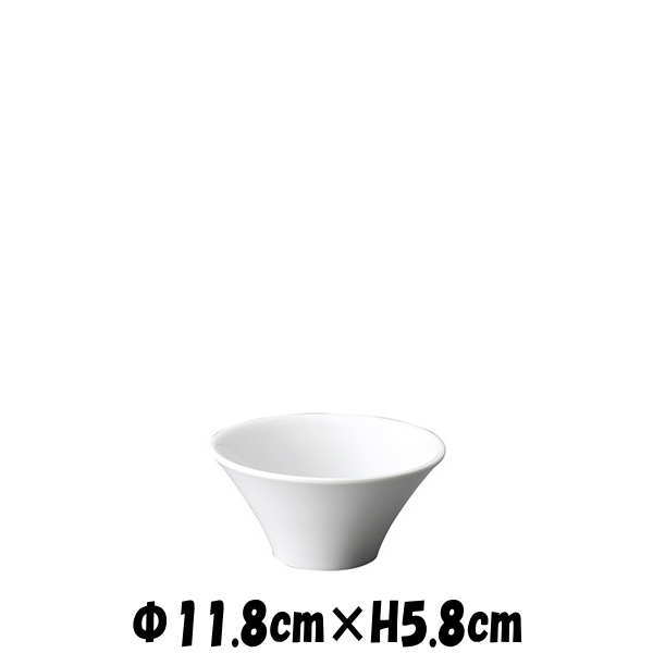 Rakuten - Alice　12cmボール　お茶碗ミニ丼　白い陶器磁器の食器　おしゃれな業務用洋食器　お皿中皿深皿