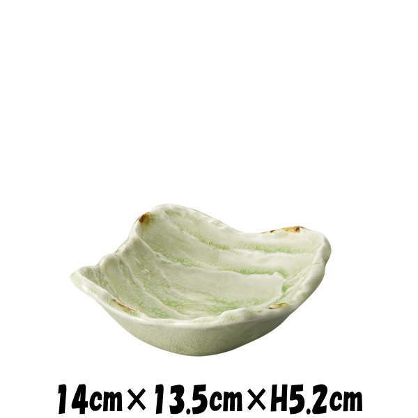 Rakuten - 笹みどり　荒そぎ小鉢　陶器磁器の食器　おしゃれな業務用和食器　お皿中皿深皿