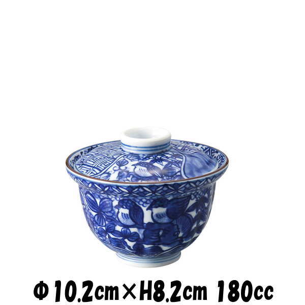 サイズ &nbsp;φ10.2cm×H8.2cm　180cc &nbsp;カラー &nbsp;画像参照※画像と実際ではモニターや光の加減で多少色合いが異なる場合があります。 &nbsp;素材 &nbsp;磁器 &nbsp;取り扱い &nbsp;電子レンジ○、食洗機○、直火×、 オーブン× &nbsp;用途＆特徴 &nbsp; 茶碗蒸しやプリン等にも使える蓋付きの蒸し碗です。また、アンティパスト・アミューズ・お通し・先付け・オードブル・薬味皿・珍味皿・小鉢・前菜のお皿としてや、フリーカップやデザートカップとして使ってもおもしろいです。 &nbsp;商品別称 &nbsp;　