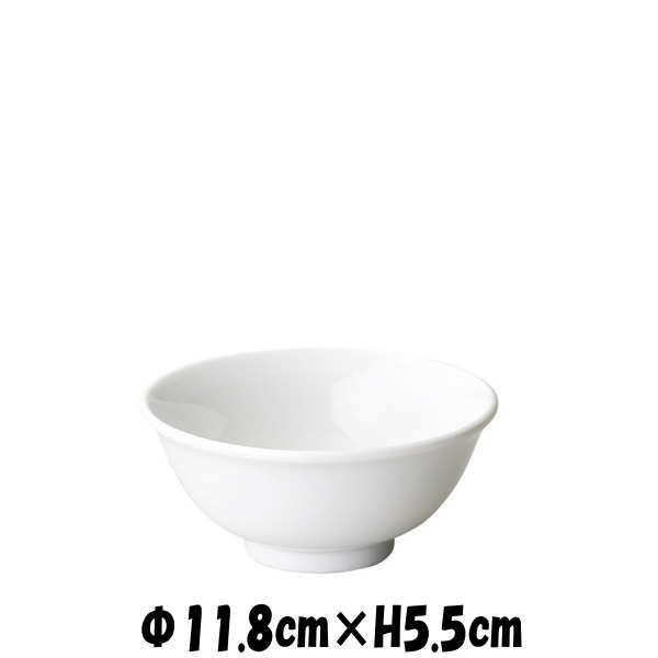 天安　11.5cmスープ碗　白　お茶碗ミニ丼　陶器磁器の食器　おしゃれな業務用洋食器　お皿中皿深皿