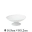 かすみ　白　高台デザート皿　日本製　国内産　おしゃれな業務用食器　お皿中皿深皿　和食器