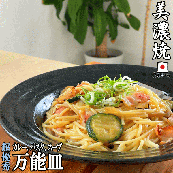 LINEA リネア 黒9.5 スープ皿 パスタ カレー 陶器磁器の食器 業務用洋食器 お皿大皿深皿