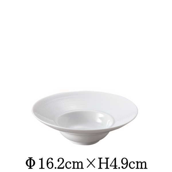 Avant　16cmハットボール　白い陶器磁器の食器　おしゃれな業務用洋食器　お皿中皿深皿