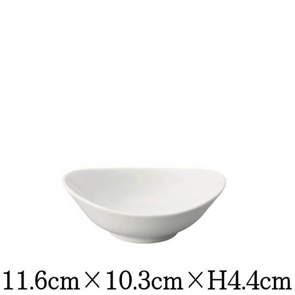 Rakuten - OV　12cmボール　白い陶器磁器の食器　おしゃれな業務用洋食器　お皿中皿深皿