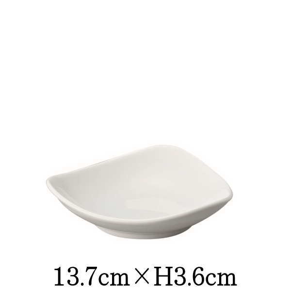 Rakuten - TR14cm深皿　白い陶器磁器の食器　おしゃれな業務用洋食器　お皿中皿深皿