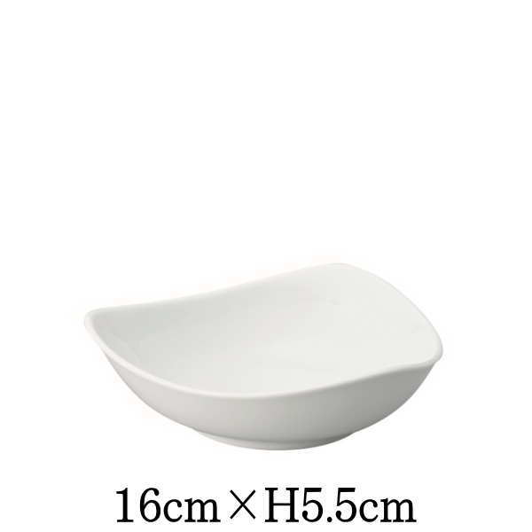 Rakuten - TR16cmボール　白い陶器磁器の食器　おしゃれな業務用洋食器　お皿中皿深皿