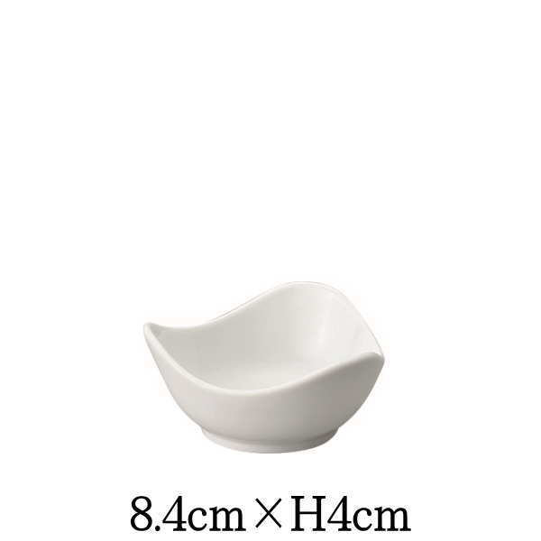 Cake Plates - TR8cmボール　白い陶器磁器の食器　おしゃれな業務用洋食器　お皿小皿深皿
