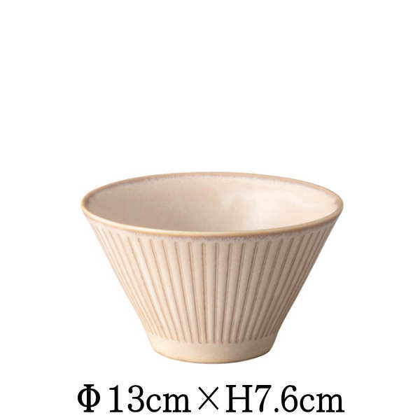 窯変白十草　13cmサラダ鉢　日本製　国内産　お茶碗ミニ丼　陶器磁器の食器　おしゃれな業務用和食器　お皿中皿深皿