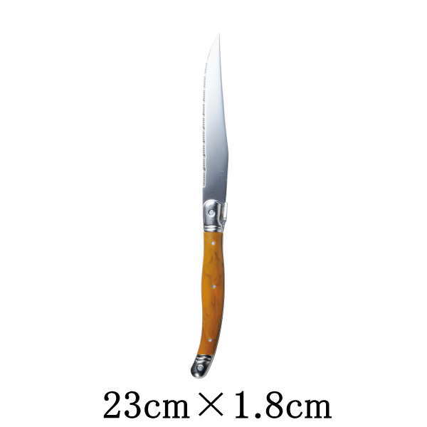 ブラウンマーブル　ステーキナイフ　ステンレス　錆びにくい　カトラリー　食洗機対応　調理器具　テー..