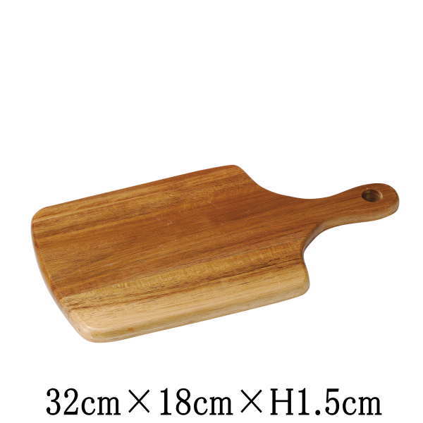 WOOD 32cmスクエアボード アカシア 木製食器 天然木 洋食器 おしゃれな業務用食器 お皿特大皿平皿