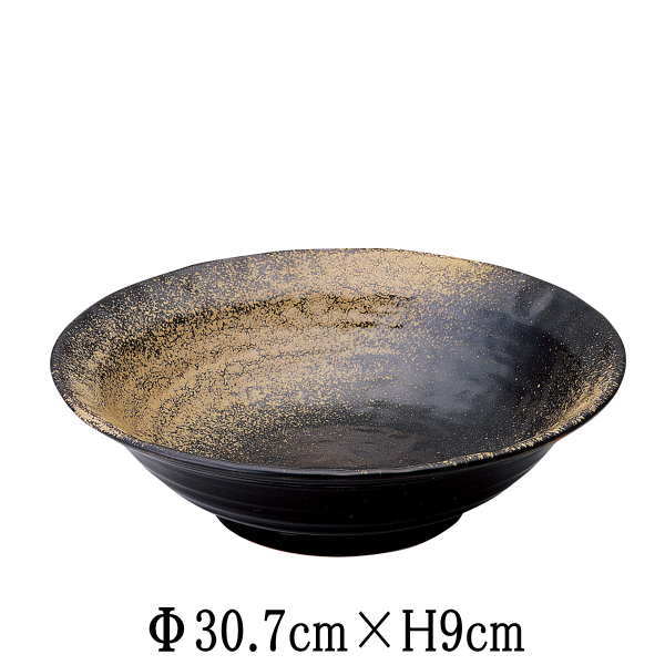 Large Bowl - 金華　石目リム尺鉢　日本製　国内産　和食器　おしゃれな業務用食器　お皿特大皿深皿