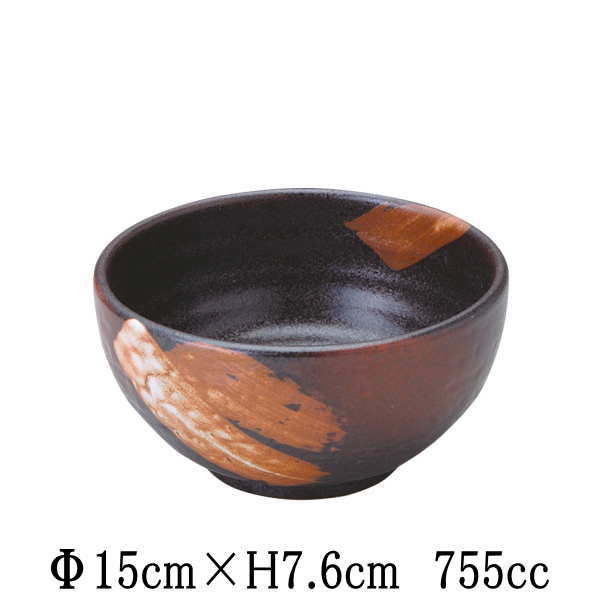 Other - 白刷毛唐津　石目5.0丼　ボール　ボウル　どんぶり　おしゃれ　和食器　美濃焼　国産　日本製