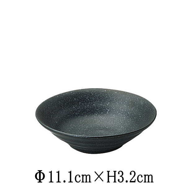 Rakuten - 黒洋　リップル3.5鉢　日本製　国内産　和食器　おしゃれな業務用食器　お皿中皿深皿