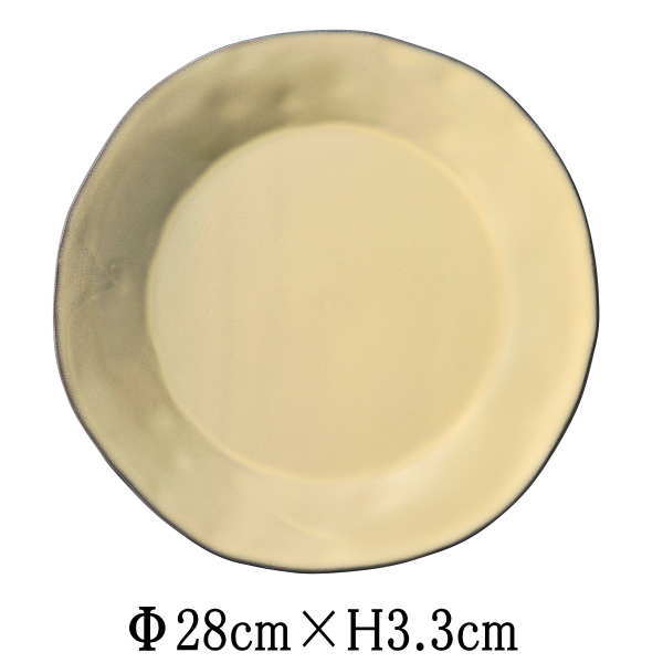 樂天商城 - LAFERMEラフェルム　28cmプレート　シナモンベージュ　日本製　国内産　洋食器　おしゃれな業務用食器　お皿大皿平皿