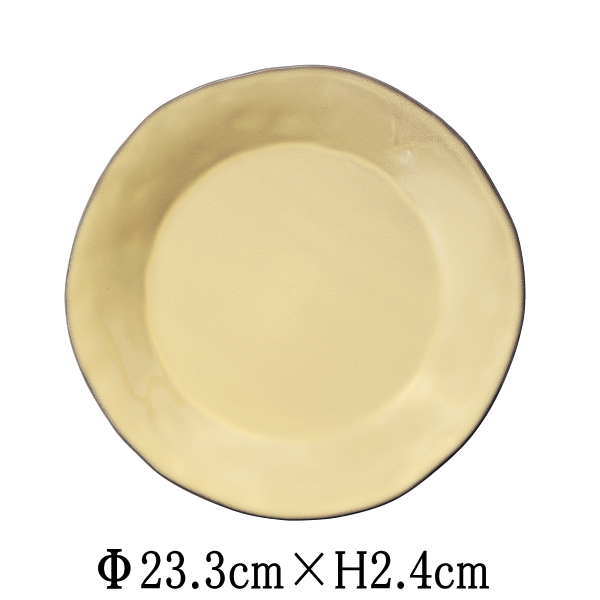 LAFERMEラフェルム　23cmプレート　シナモンベージュ　日本製　国内産　洋食器　おしゃれな業務用食器　お皿大皿平皿