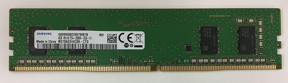 SAMSUNG サムスン純正 PC4-21300 DDR4-2666 4GB (512Mx16) デスクトップPC用 288pin Unbuffered DIMM M378A5244CB0-CTD