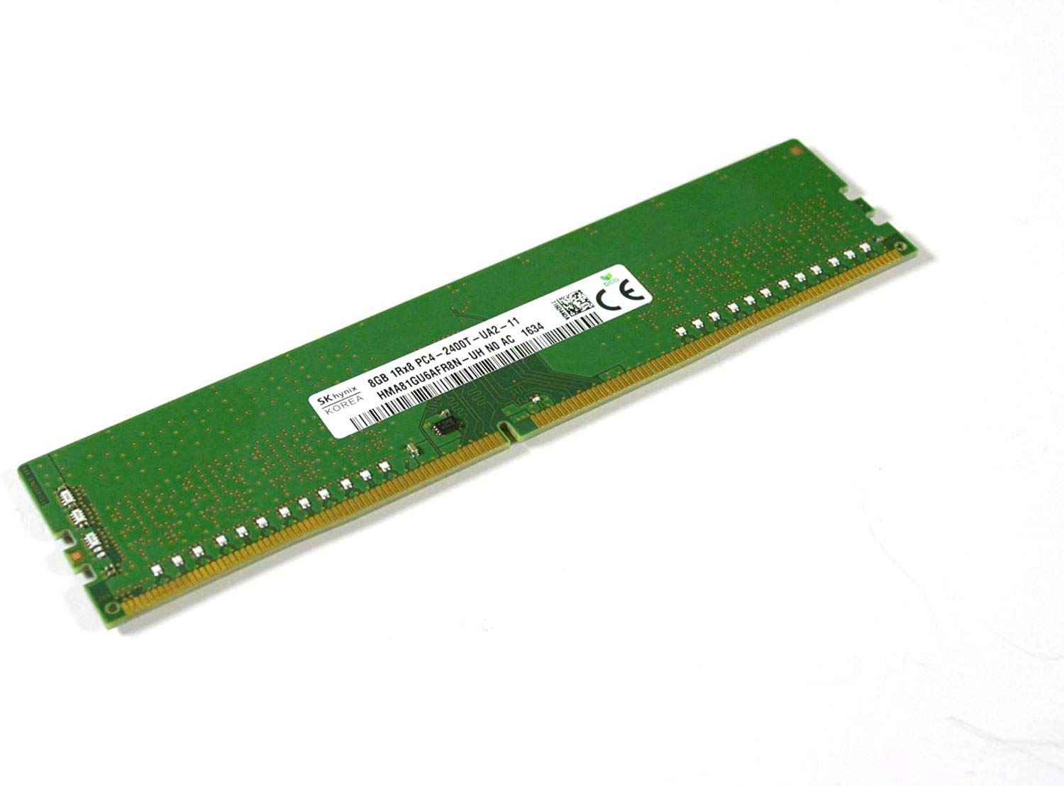 yVizfXNgbvp Hynix 8GB pc4-19200 ddr4 PC4-2400T 2400MHz 288pin DIMMW[MFR P/N hma81gu6afr8 N-uh 1R~8 ecc