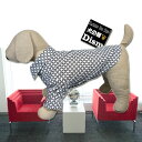 \本日最終300円オフ/ 犬服 サークルチェーン模様シャツ(超小型犬から中型犬用)【犬の服2点購入で送料無料】 犬の服 介護用としての利用も可