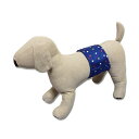 \5月9日20時より500円OFF+P3倍/ 犬服 マナーベルト コバルト 吸収材装着部分幅広タイプ(超小型犬 小型犬 中型犬用)【送料無料】マナーバンド マナ...